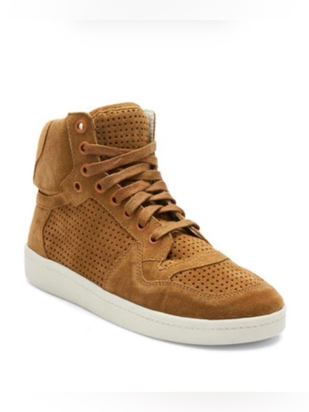Matisse Girl Crush Leather High Top Sneaker in Fawn Women’s Size 6 1/2